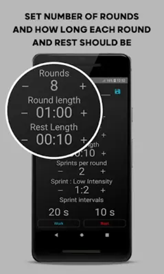 SVRBK Interval Timer android App screenshot 1